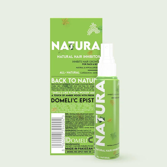 DomeliC Natural Hair Inhibitor - Permanent Hair Removal Spray